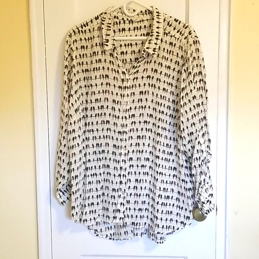 Birds on a wire shirt